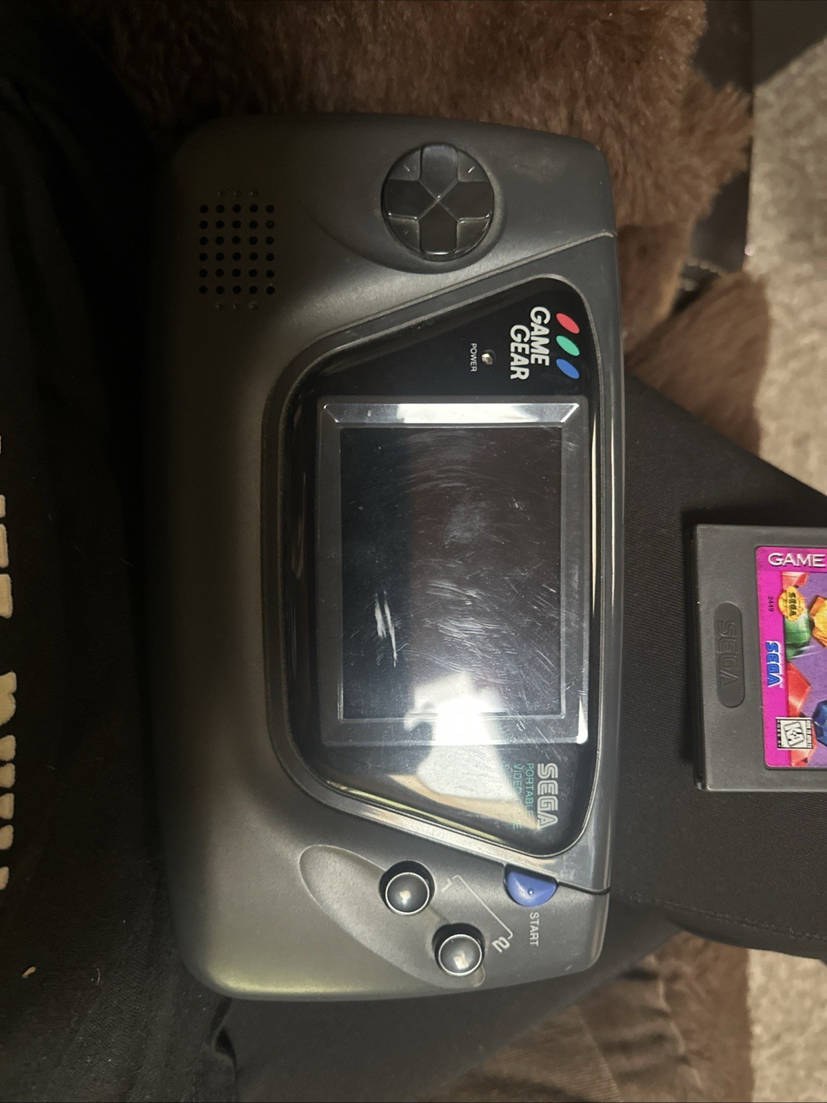 SEGA Game Gear Handheld Console + Super Columns Game, NOT WORKING