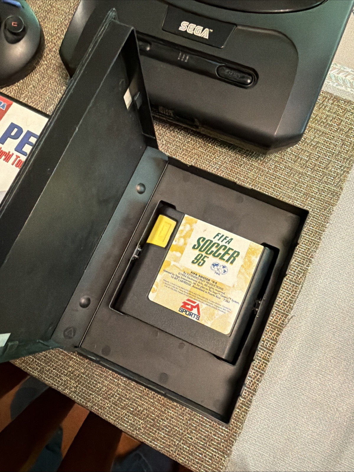 Sega Genesis Model 2 Console W/Pele 2 TESTED & WORKING