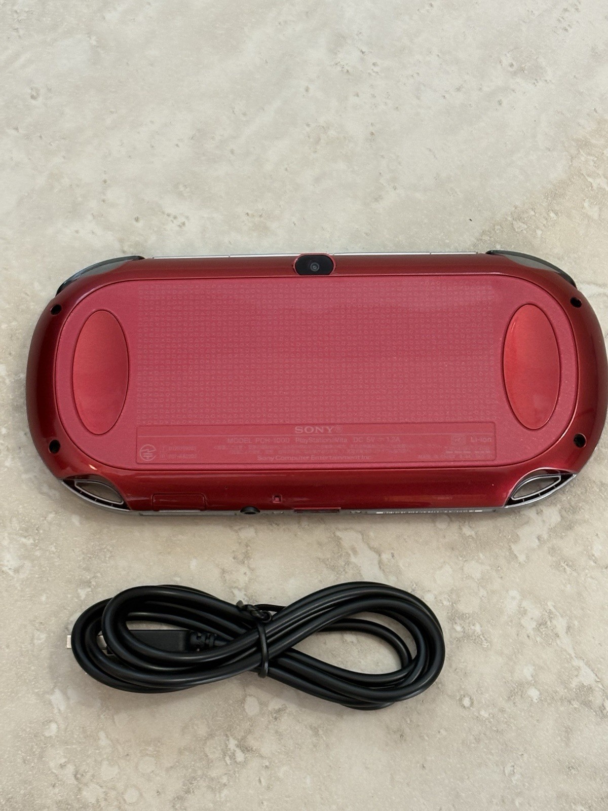 Sony PlayStation PS Vita OLED (PCH-1000) Cosmic Red With Charger USA Seller