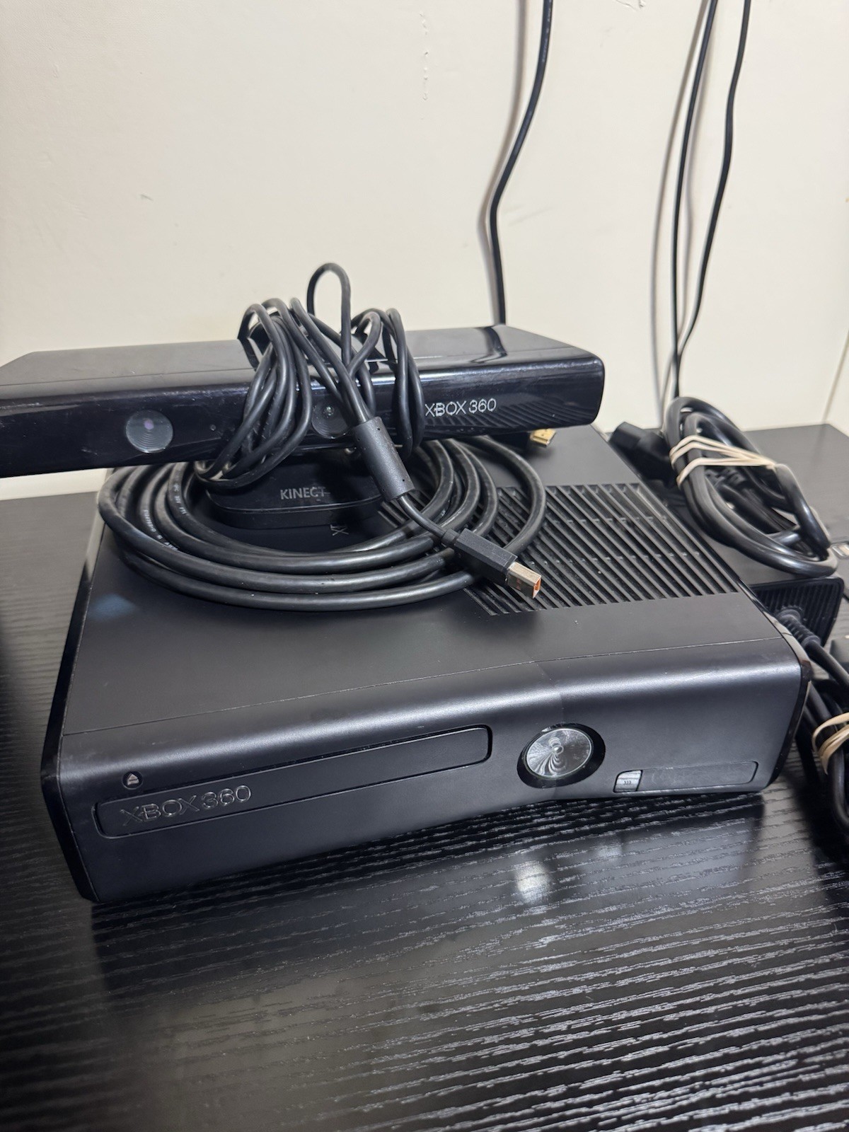 Xbox 360 (Model 1439) Console With Power Cord & HDMI Plus Kinect-No Controller