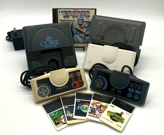 NEC PC Engine Core Grafx Console Tennokoe2 Multitap 2xController 6xHu NTSC-J#459