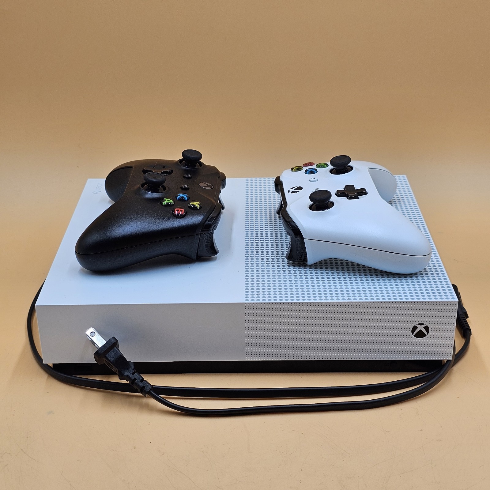 Xbox One S All Digital Edition 1TB w/ Power Cord & 2 Controllers Tested