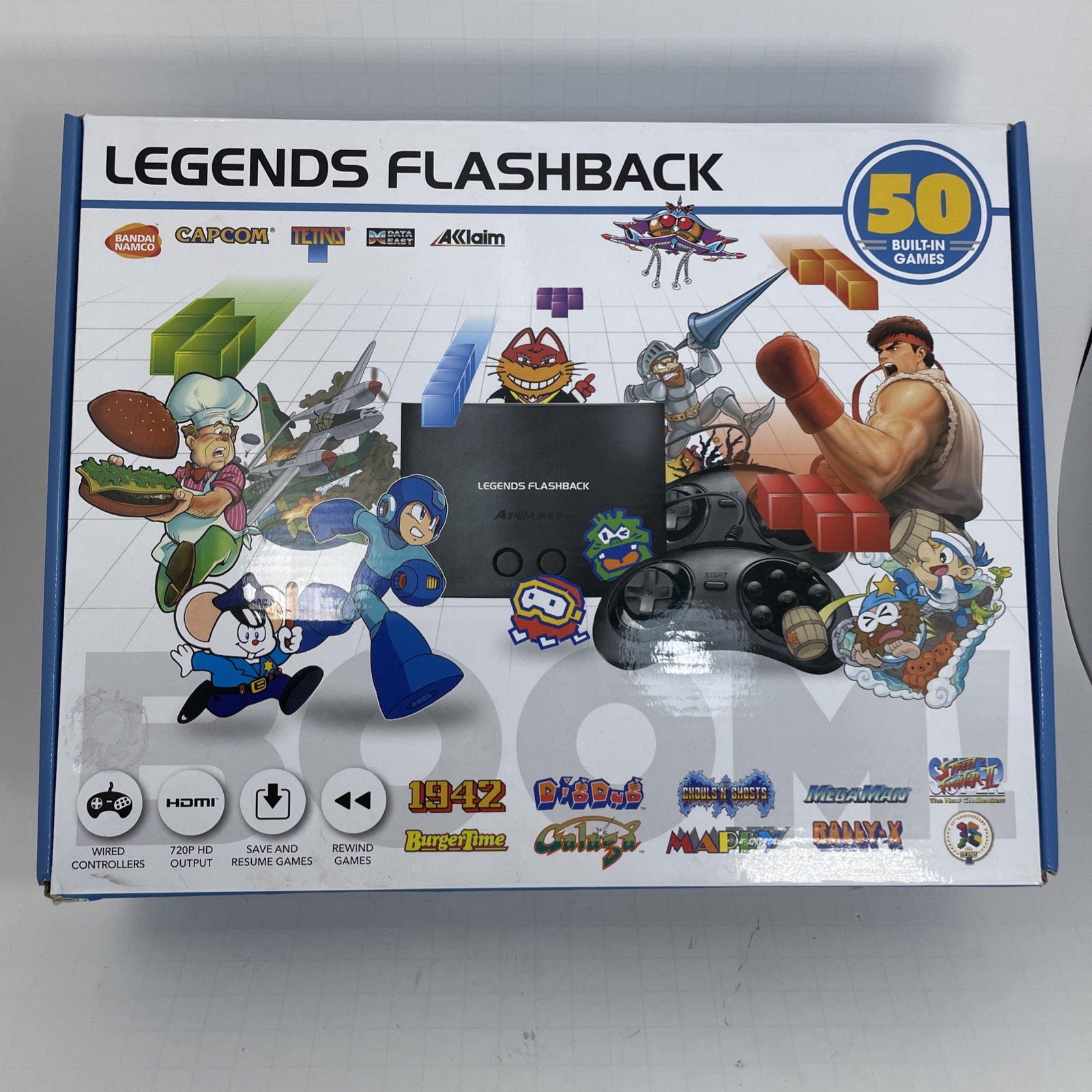 Legends Flashback Console 50 Built-In Games Sega by AtGames HDMI Compatible NEW