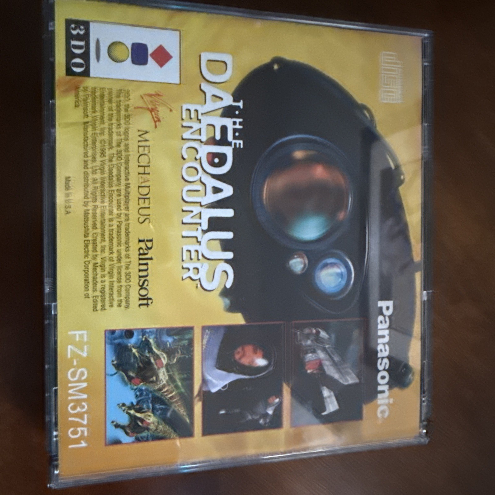 Goldstar 3DO Console GDO-101M NTSC U/C Controller/Cables Tested Working W/ Game