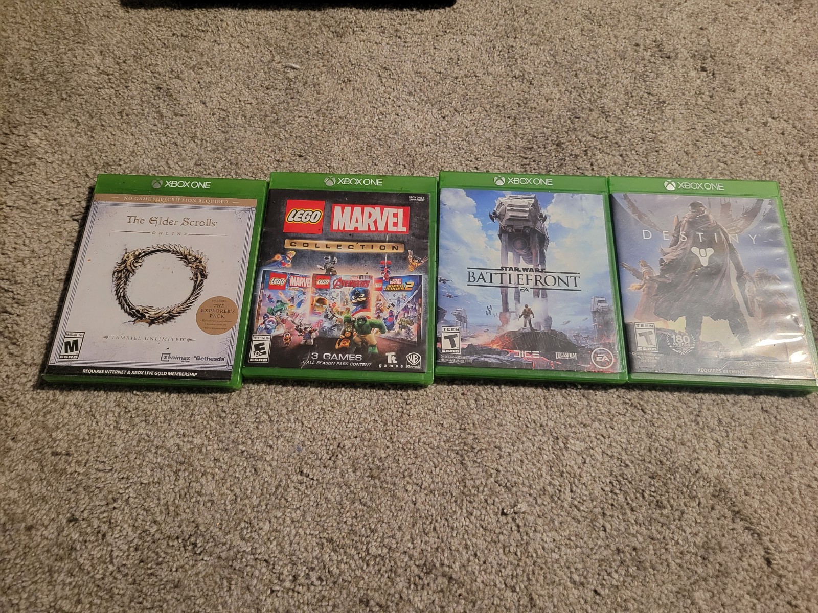 Xbox 360 E Console No Controller with Video Games and Cables Bundle