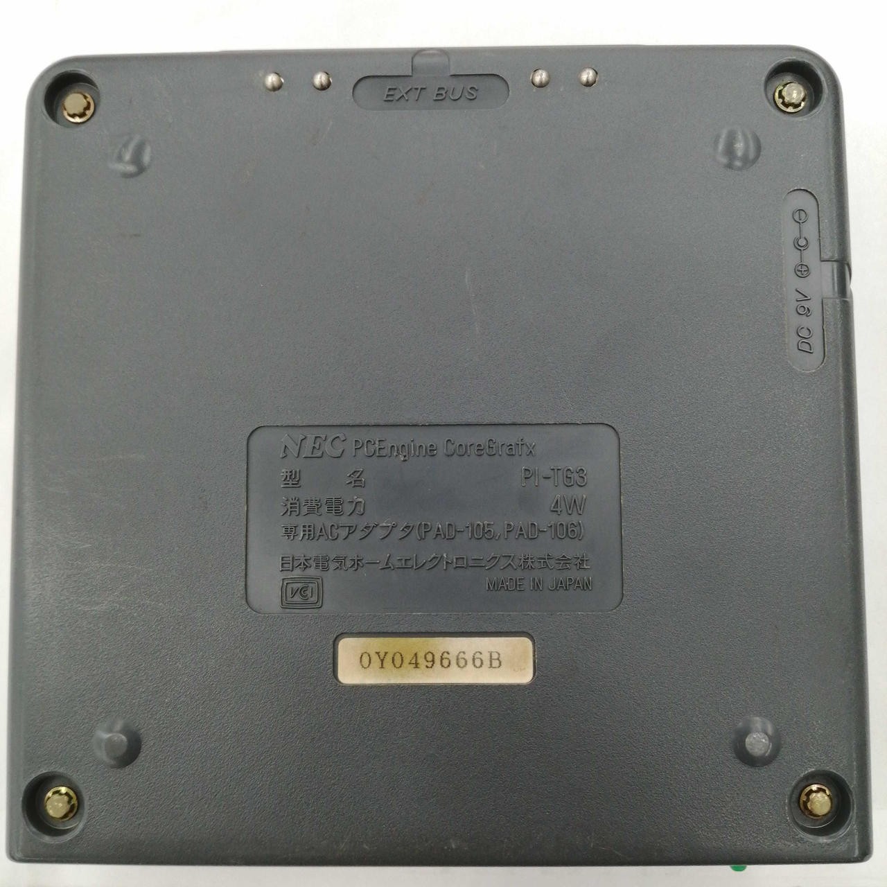 PC Engine Core Graphics Model PI TG3 NEC