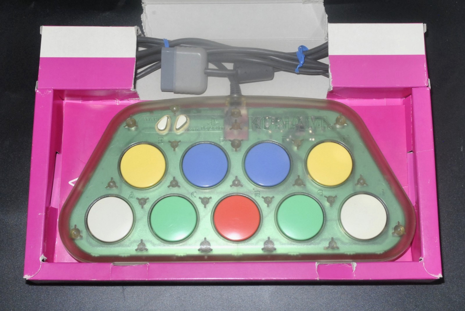 KONAMI Pop’n Controller for PlayStation PS1 PS2 RU014 BEMANI Pop’n Music Boxed