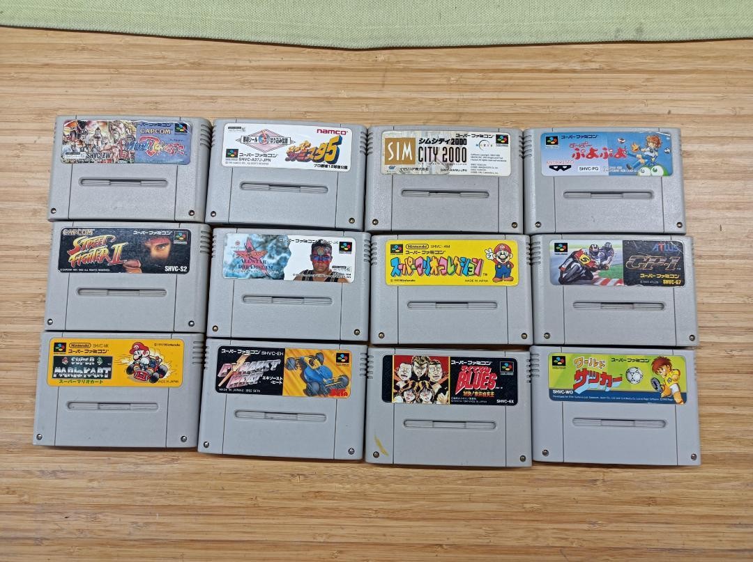Nintendo Satellaview Console SHVC-032 SNES with RS-X & Memory & 28 Games 1803-4