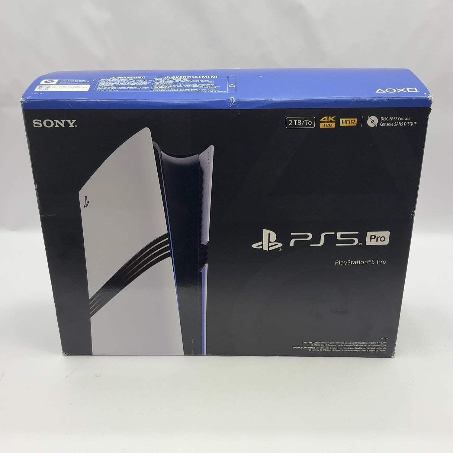 Sony PlayStation 5 Pro Digital PS5 2TB White Console Gaming System CFI-7119