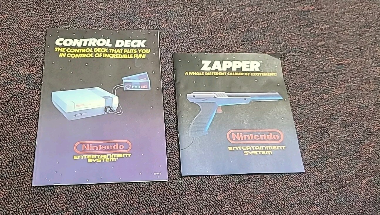 Nintendo Entertainment System NES Action Set (Complete in Box!) Tested & Works!