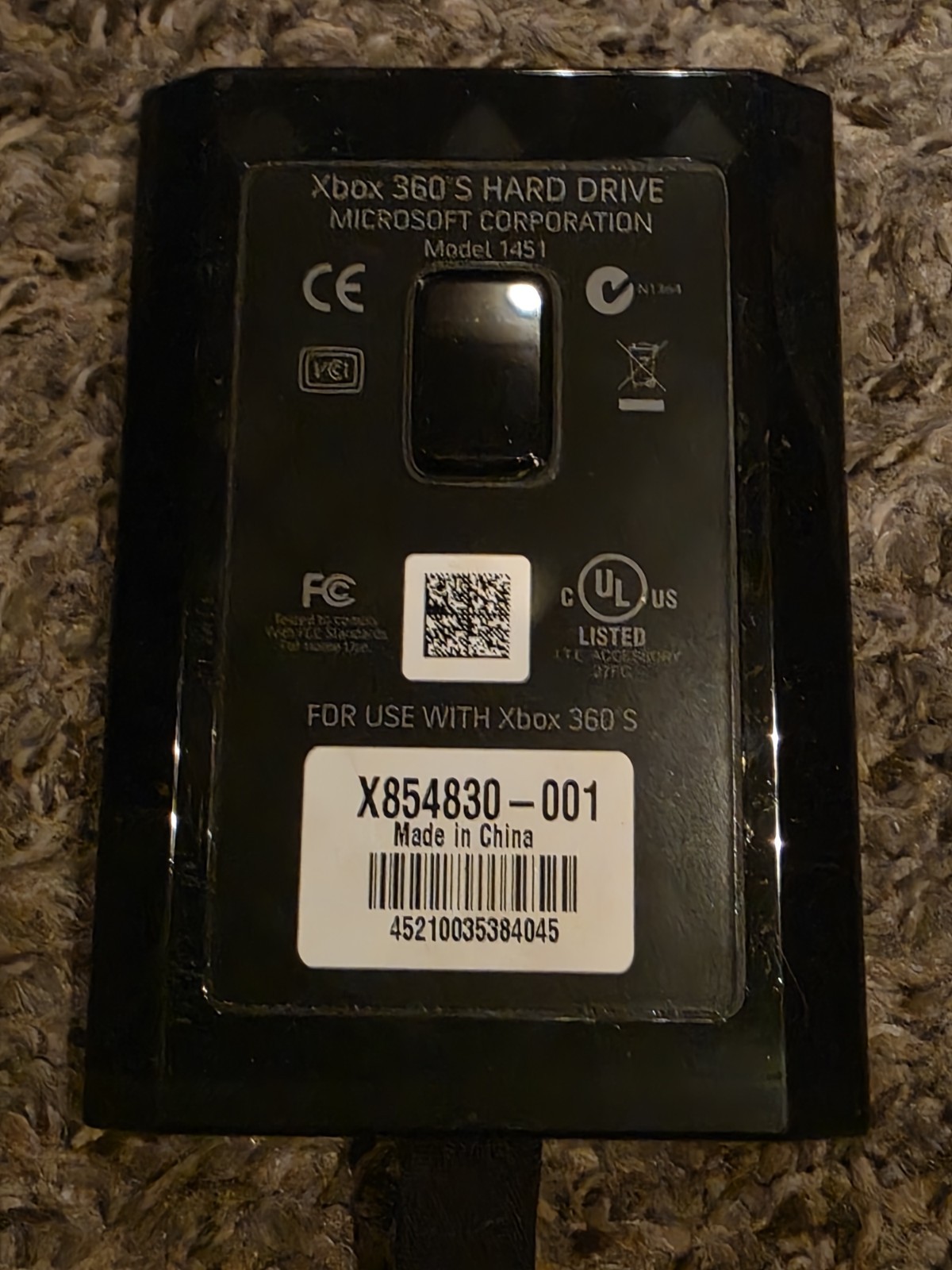 Microsoft Xbox 360 S Model 1439 With 250g HDD 2010 TRINITY MOTHERBOARD For Parts