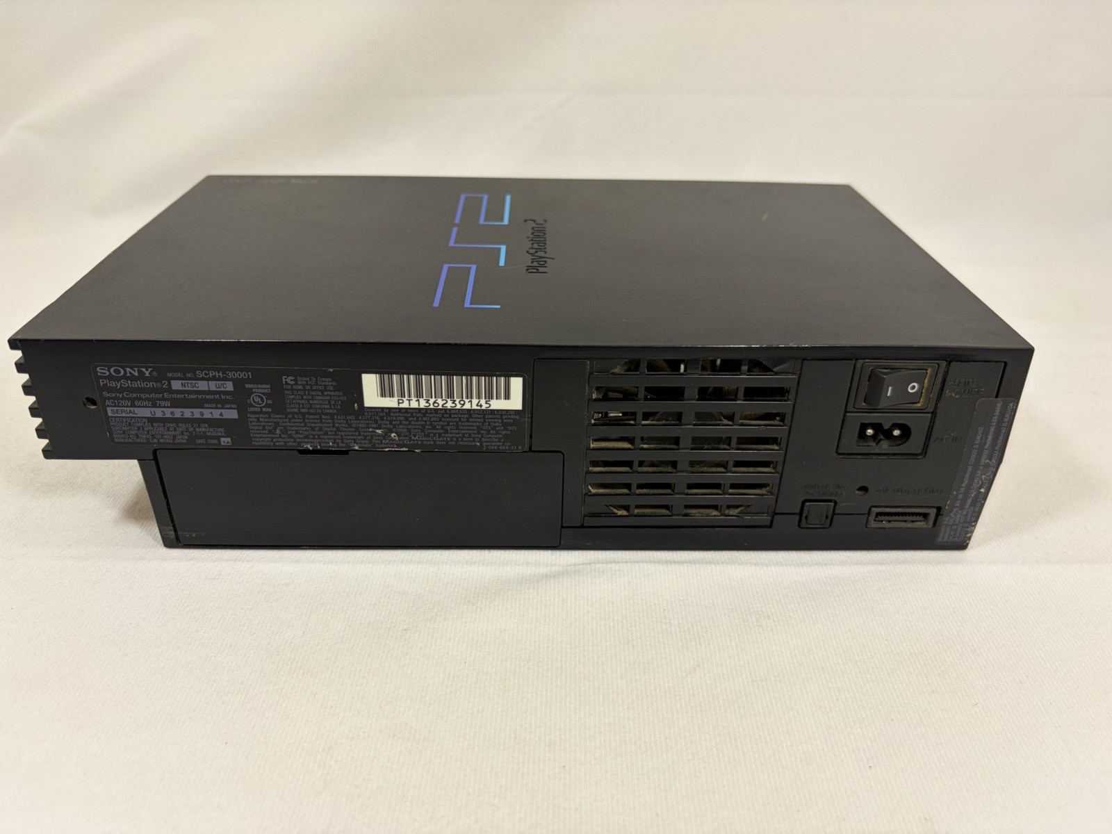 Sony PlayStation 2 Console Only Tested Works WEAKE DISC DRIVE FOR PARTS PLS READ