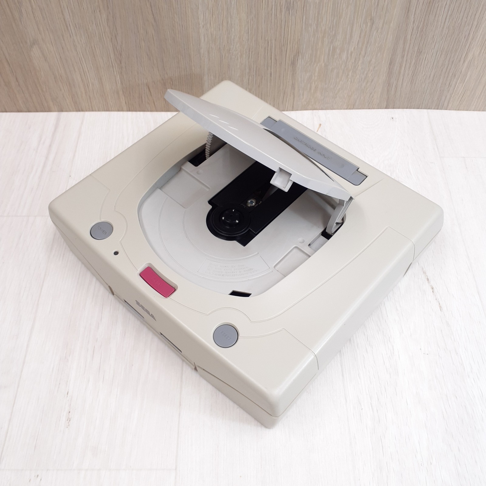 Sega Saturn White Console bundle with 1 controller & 3 Games tested NTSC-J Japan