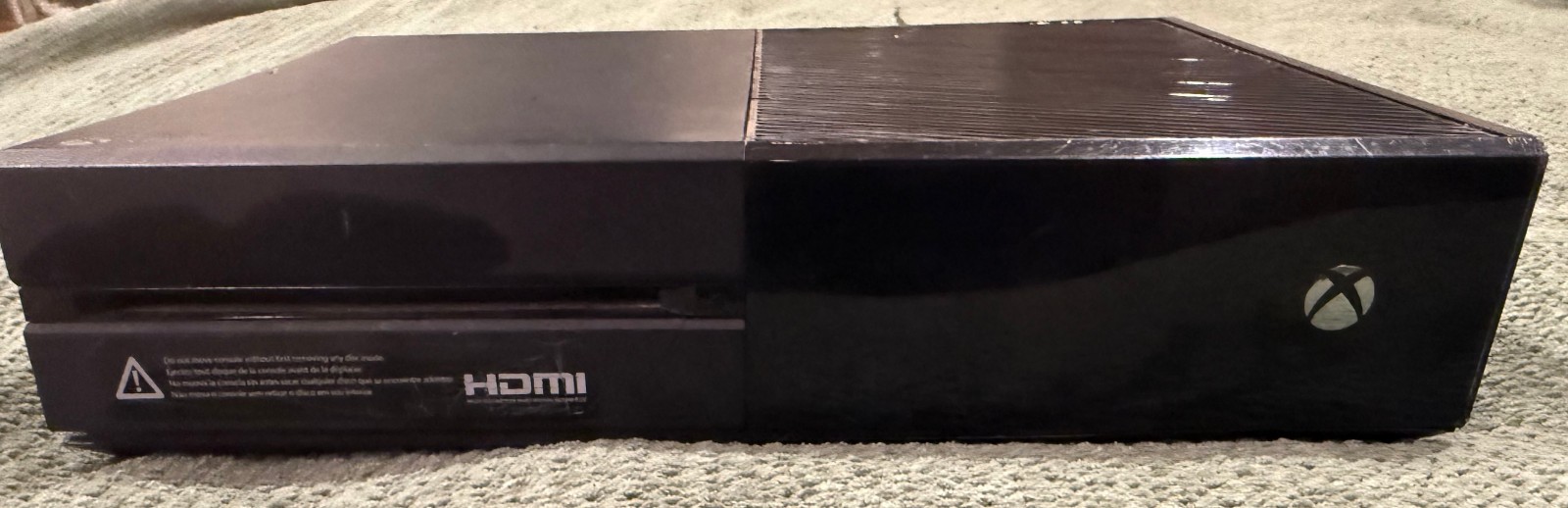 Black Xbox one console 1540 w OEM power adapter (2015) READ