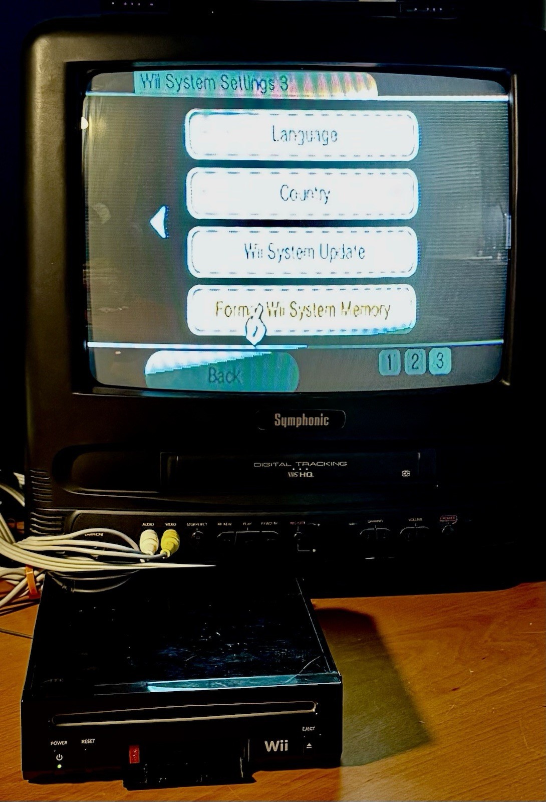 Nintendo Wii Black Console Only RVL-101 See Photos