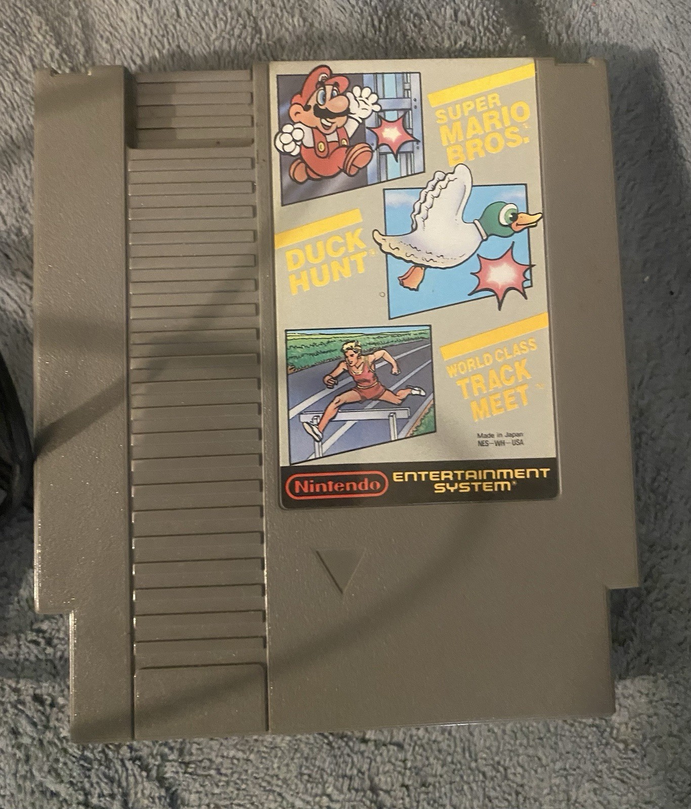Nintendo NES Console Bundle OEM 2 Controllers Super Mario Bros Duck Hunt Tested
