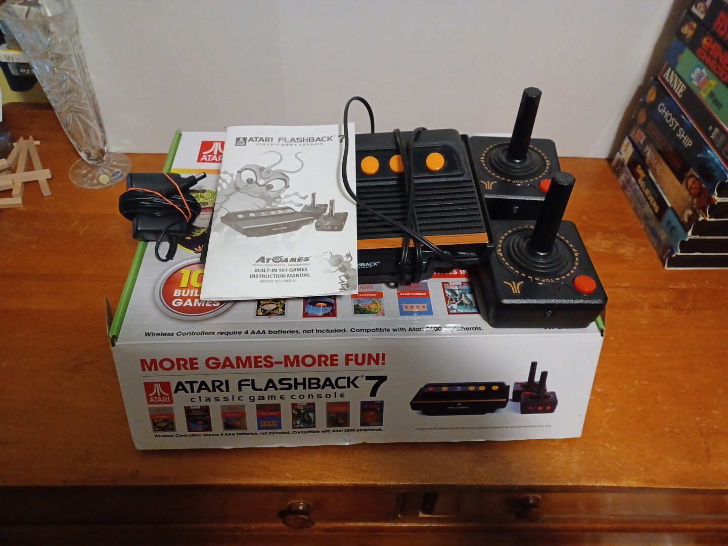 Atari Flashback 7 Classic Game Console 101 Built-in Games With Box Tested