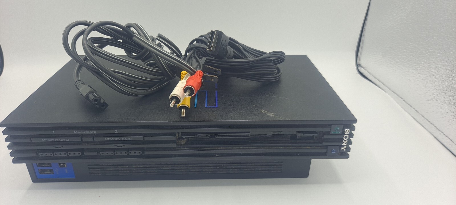 Sony PlayStation 2 Home Console – Black- For Parts only