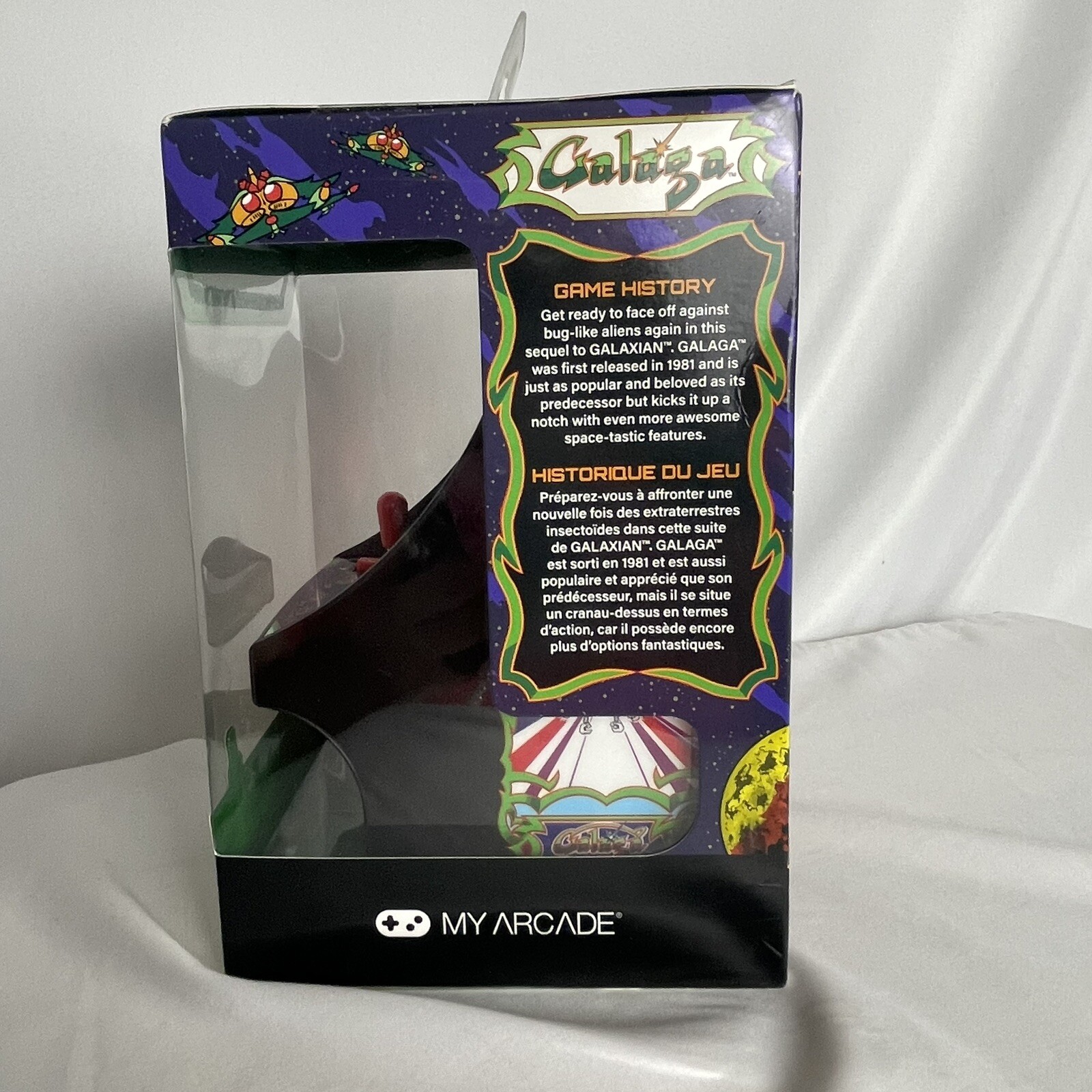 My Arcade Galaga Micro Player Retro Arcade System – Black – DGUNL-3222 Brand New