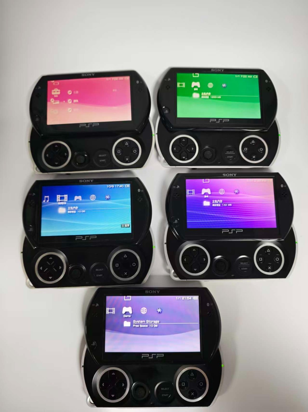 Black Sony PSP Go Console 16GB with games- Tested 100% Working