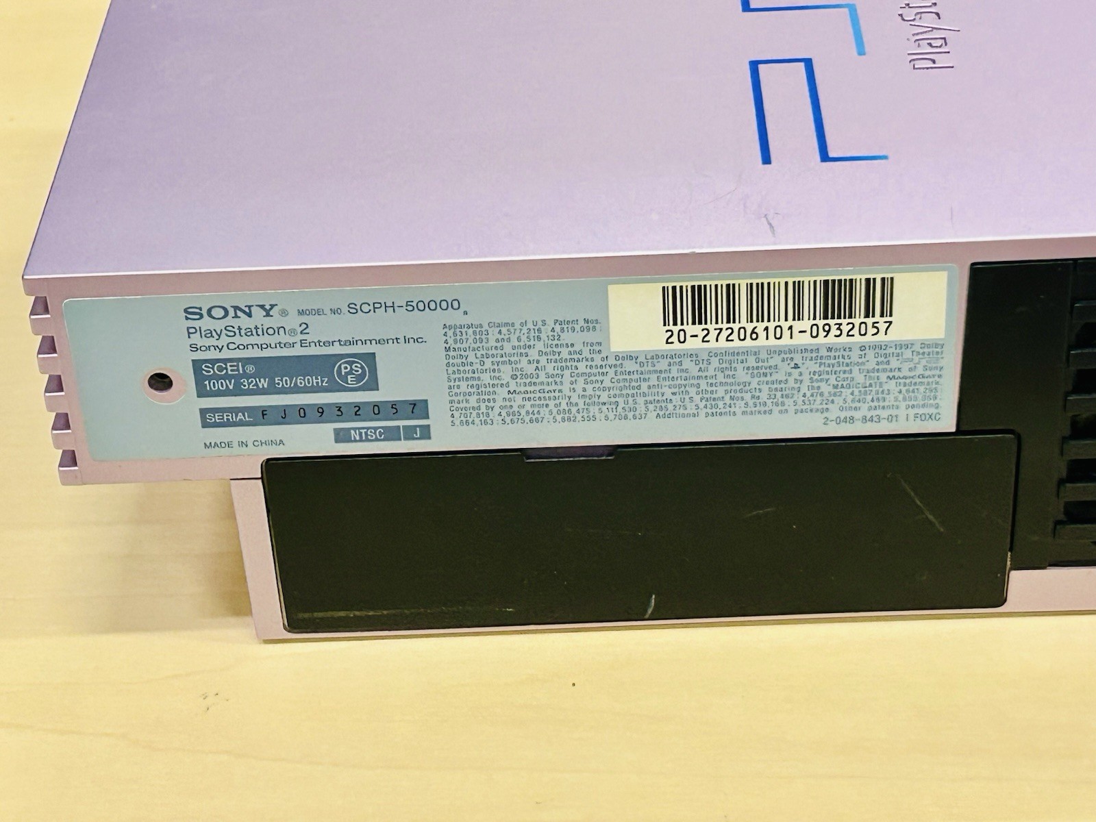 PS2 SAKURA PINK Console PlayStation 2 Tested SCPH-50000 Japan NTSC-J