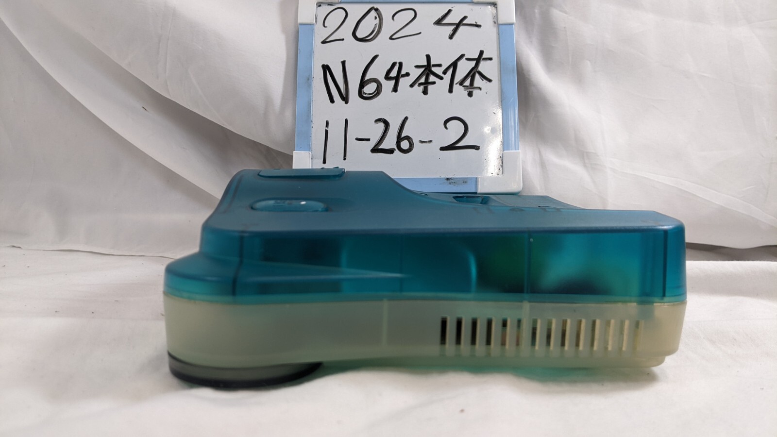 Nintendo 64 N64 Console Clear Bule complete in Box excellent Condition 11-26-2