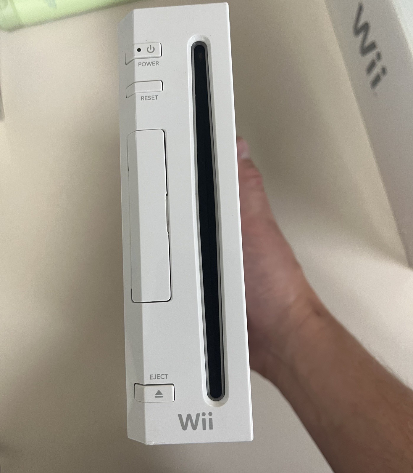 Nintendo Wii Console In Box, Working, no controllers sensor bar games or manuals