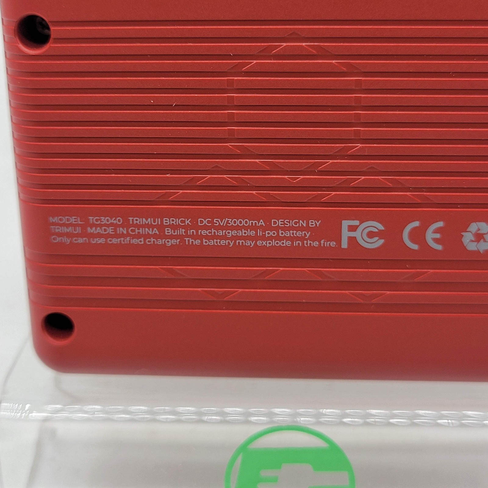 Trimui Brick TG3040 Handheld Console Red