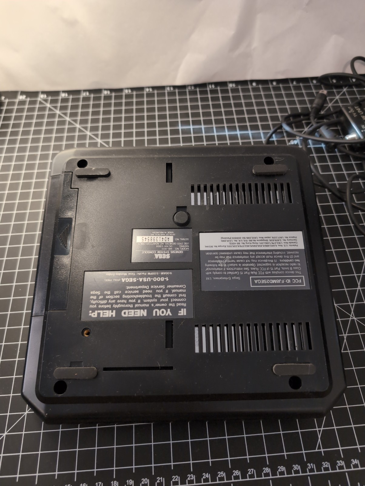 Original OEM Sega Genesis System Model 2 Console w/RF Unit [Missing Sonic Game]