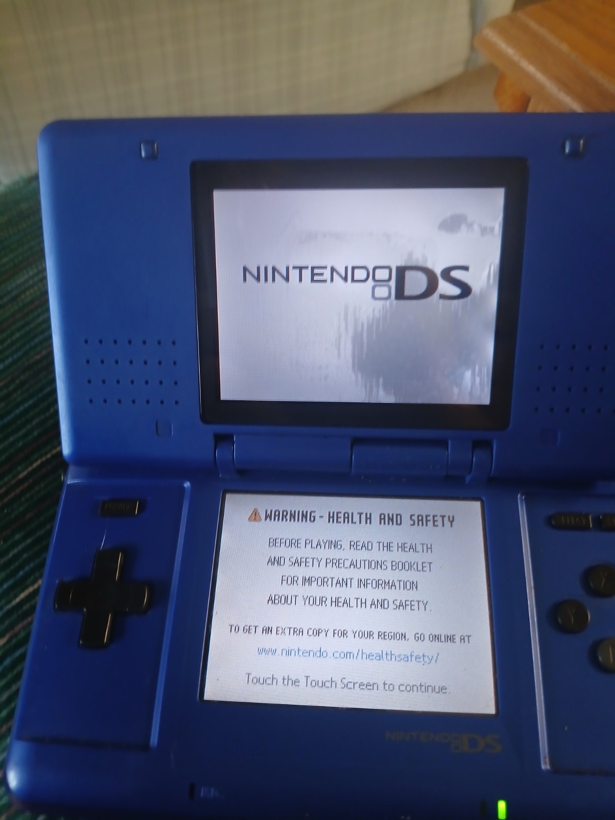 Broken Nintemdo Ds Blue