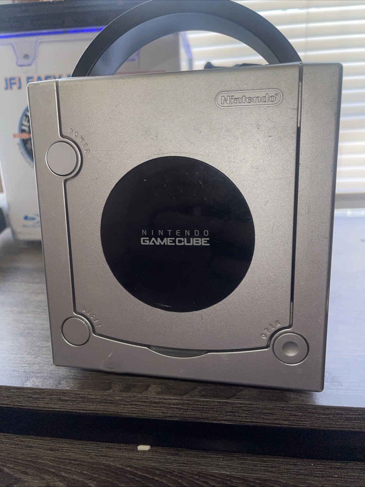 Nintendo GameCube Silver 2001 Platinum DOL-001 TESTES AND WORKING PERFECT