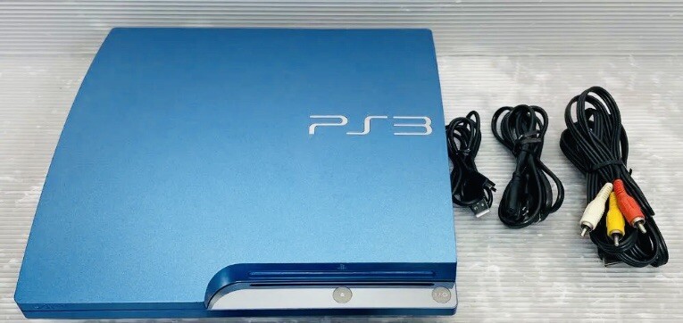 Sony PlayStation 3 PS3 Console Set 320GB Splash Blue CECH-3000BSB , Free Ship