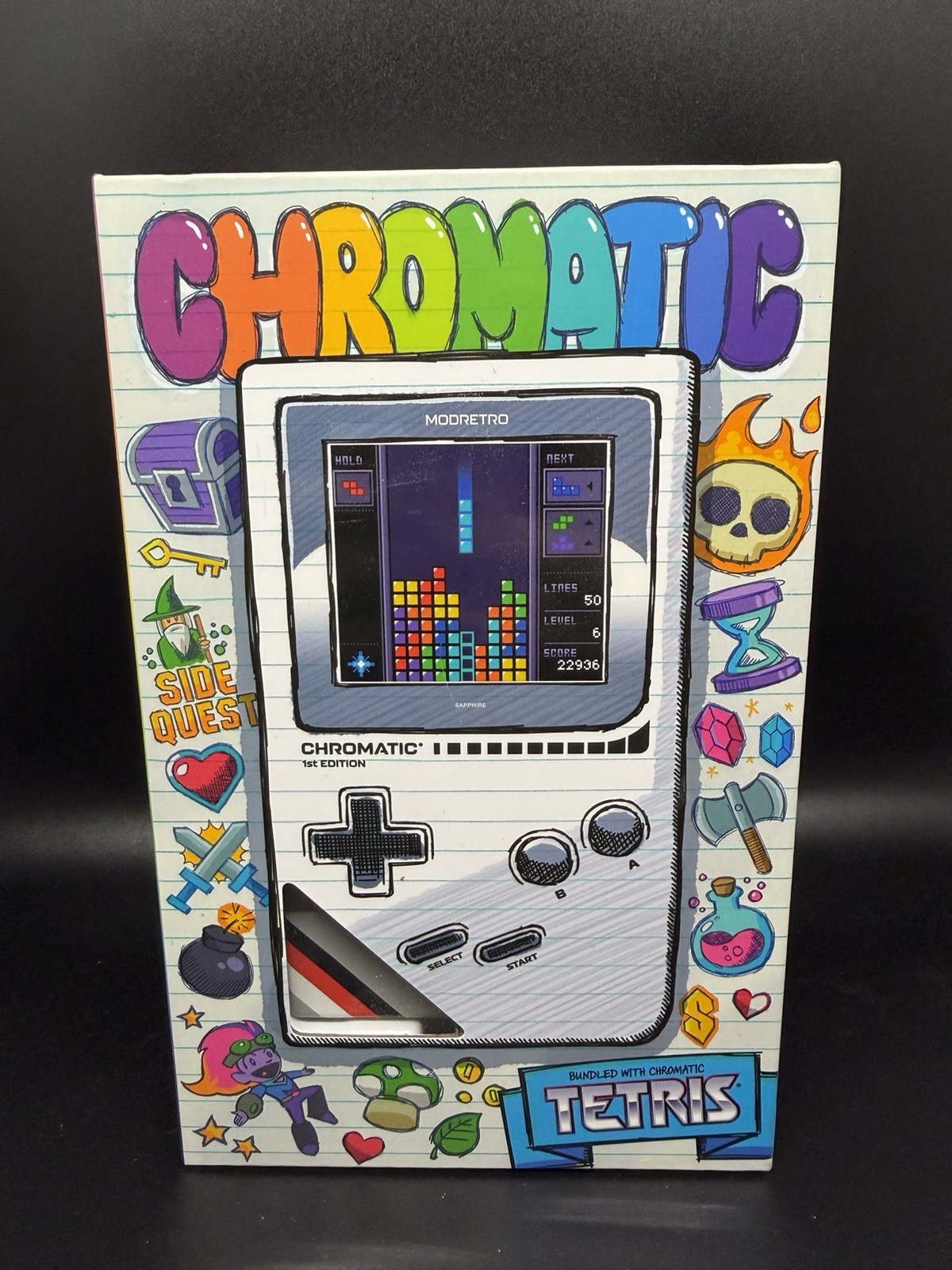 ModRetro Chromatic 1st Edition Bundle + Zelda DX + Mario Deluxe + DK Country