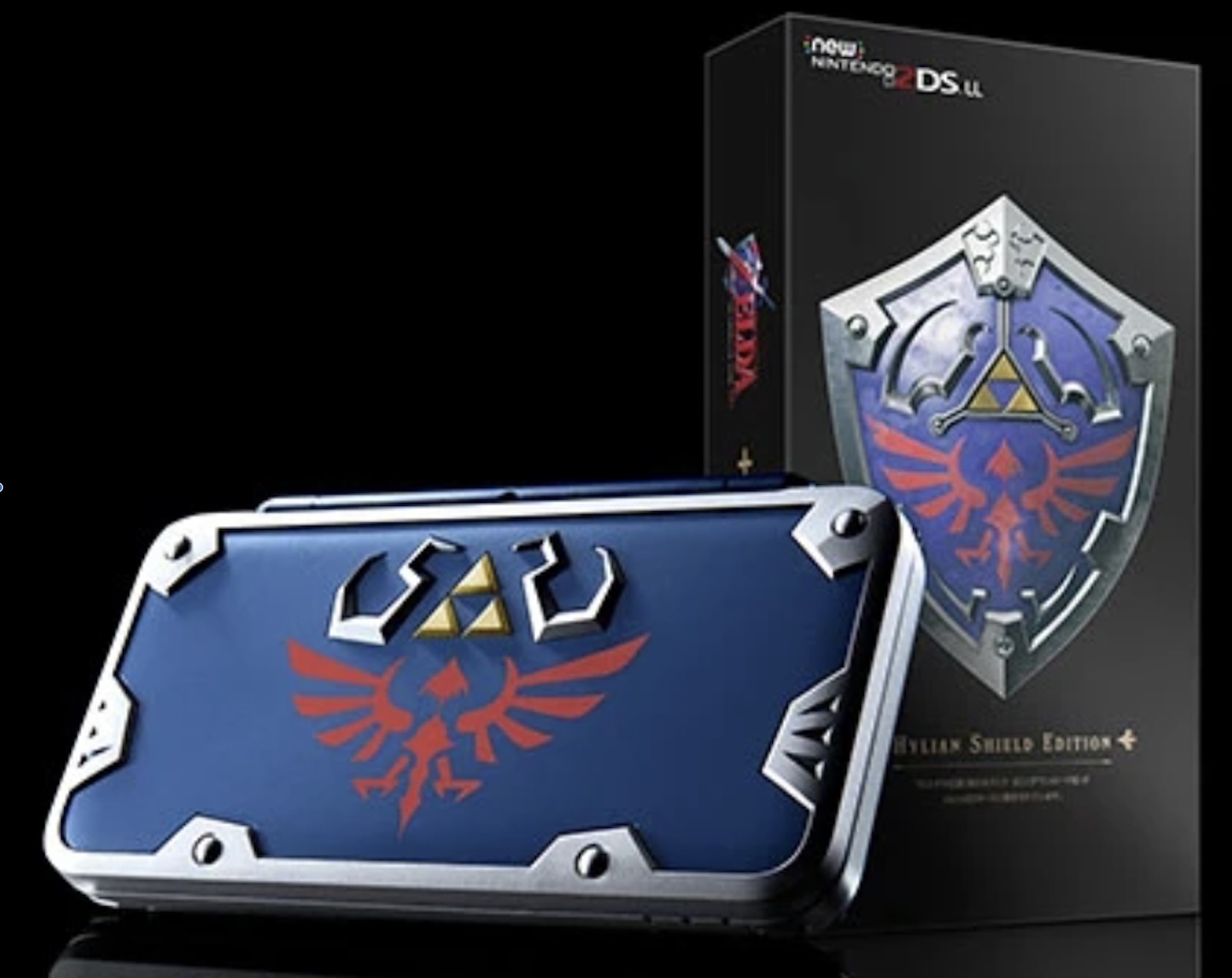 New Nintendo 2DS LL The Legend of Zelda Hylian Shield Edition Japan