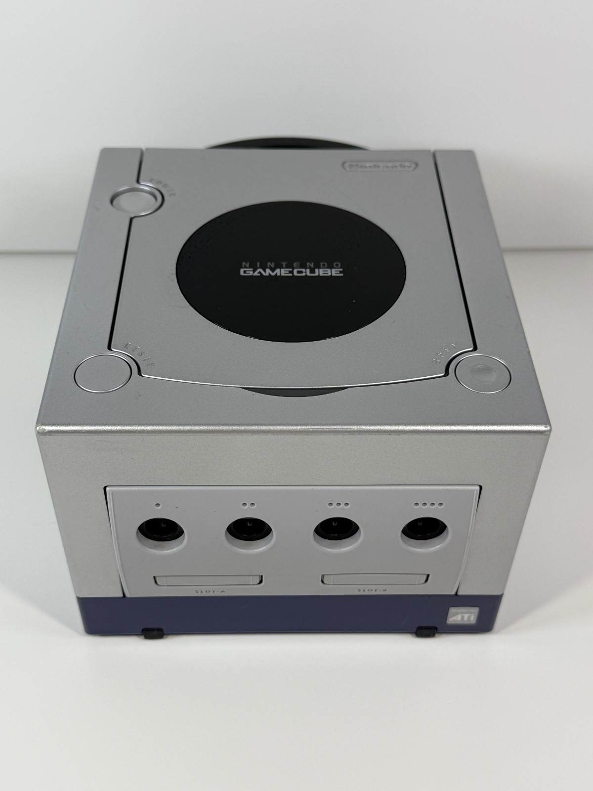 Nintendo Gamecube Console Only Platinum Indigo Hybrid Japan Model DOL-001 JPN