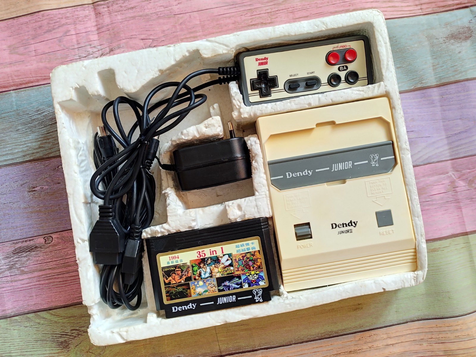 dendy junior 3 steepler 8bit console