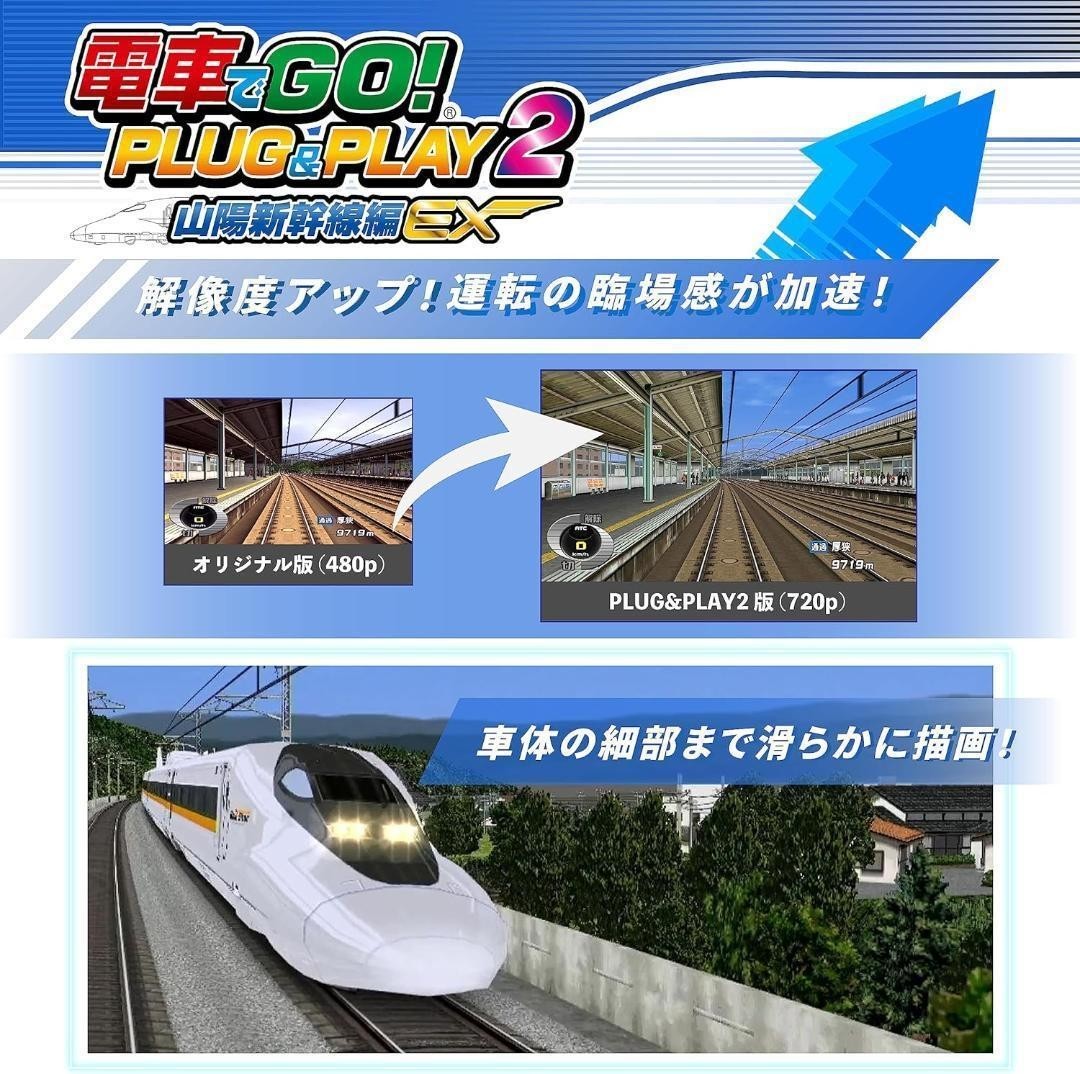 GO by train! Plug & Play 2 Train Game Controller Densha de GO! TAITO Japan NEW