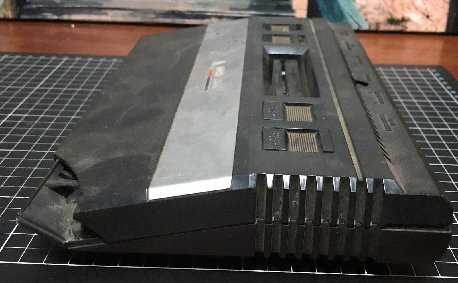 Vintage Atari 2600 JR Game Console Model #CX-2600 Taiwan Black