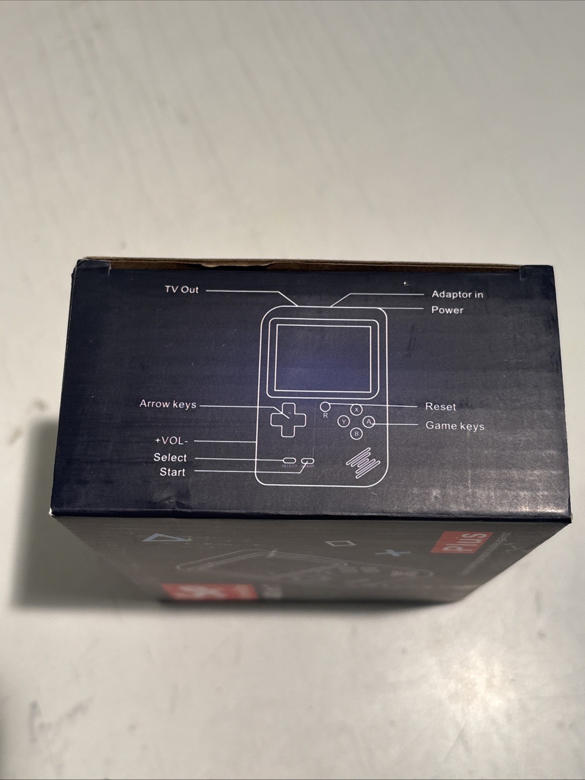 Plus Game Box 400 in 1 Plus Handheld Gamepad New in box RED