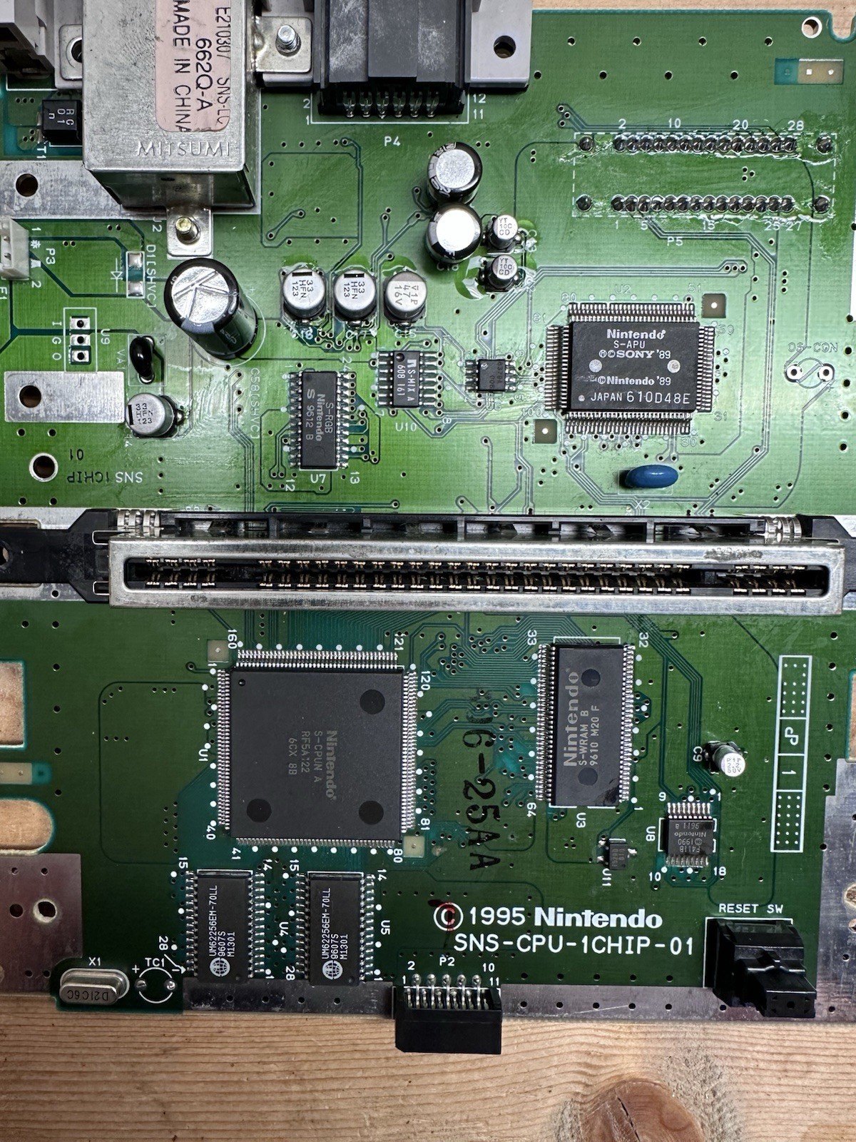 SNES Super Nintendo Console 1Chip Rev01 Recapped Serviced! Bundle READ