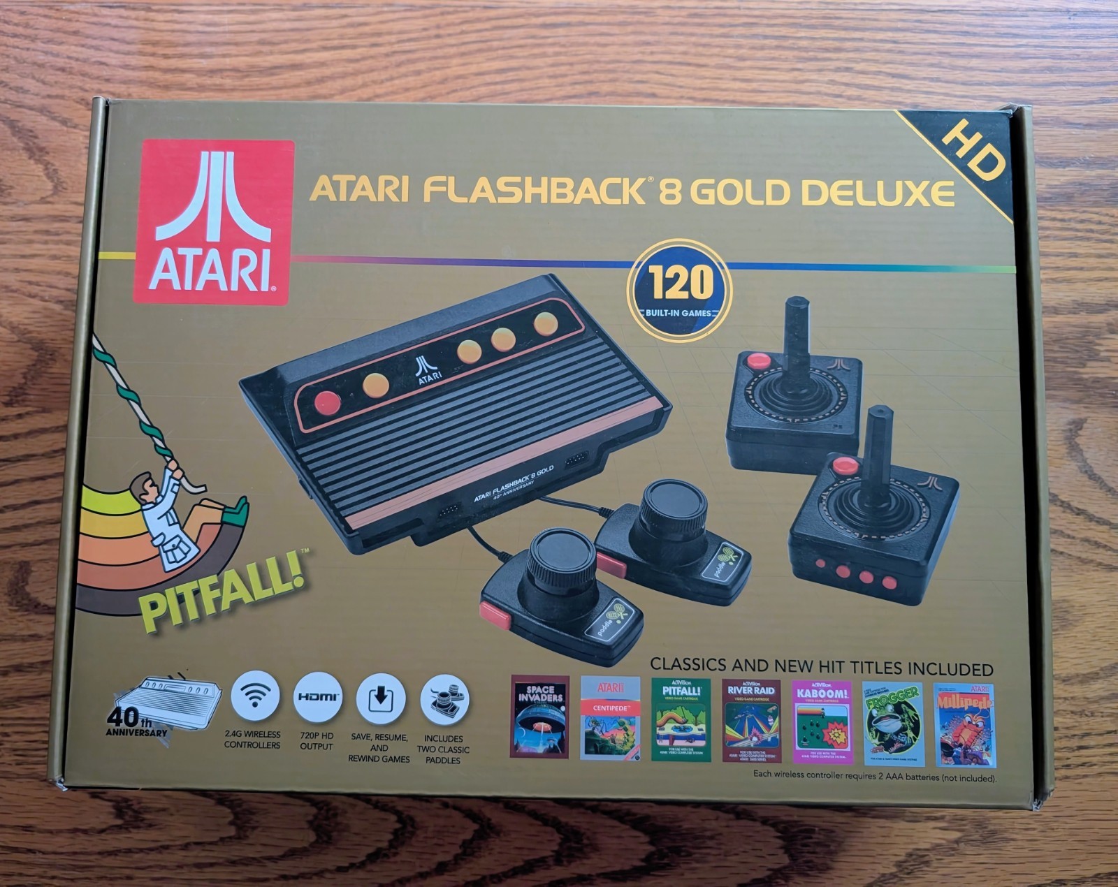 Atari Flashback 8 Gold Deluxe HD Console with 120 Built-in Games