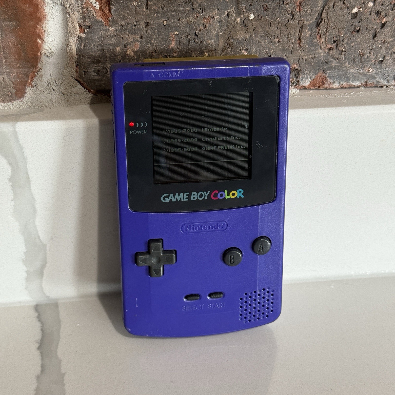 Nintendo Game Boy Color Grape Purple (CGB-001) Tested Working OEM