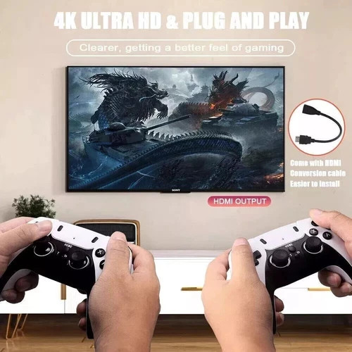 GD10 Pro 4K Game Stick 128G/256G Retro Console 58000 Games Wireless