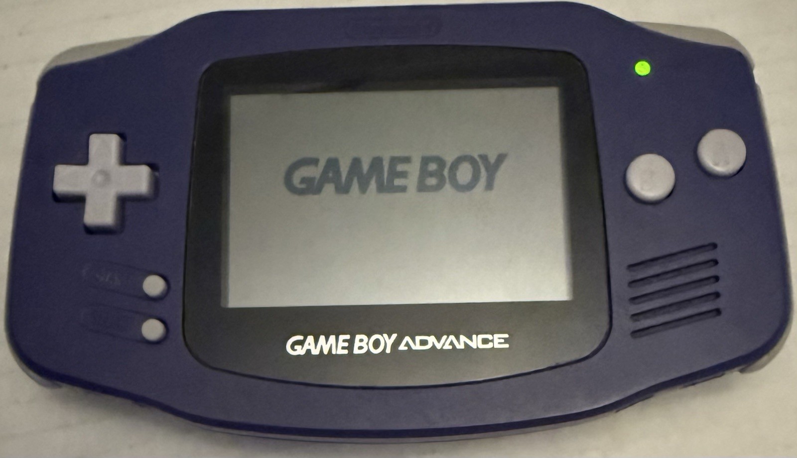 Nintendo Game Boy Advance Handheld System – Indigo/Purple – Tested
