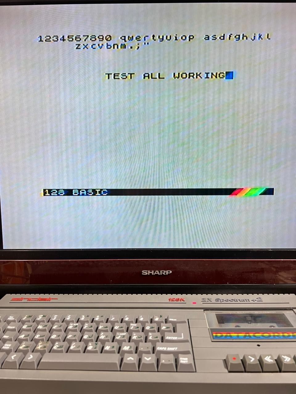 SINCLAIR ZX SPECTRUM +2 128K COMPUTER GAME VINTAGE Arabic & English سنكلير مصر