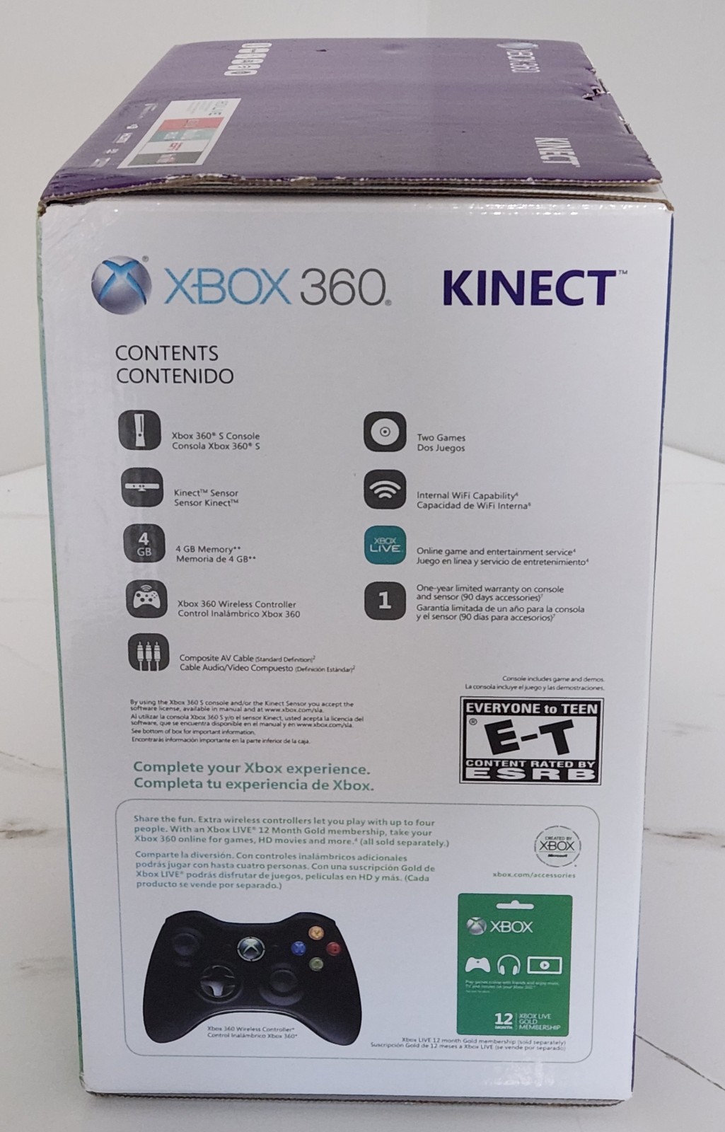Microsoft XBOX 360 Disneyland Kinect Holiday System Bundle 4gb Brand New In Box