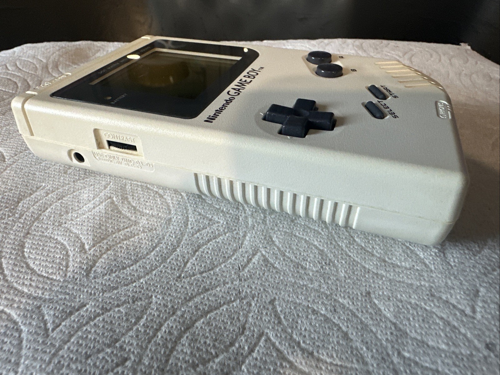 Authentic Original White Play It Loud Gameboy, Tested, HTF Color! Please Read!