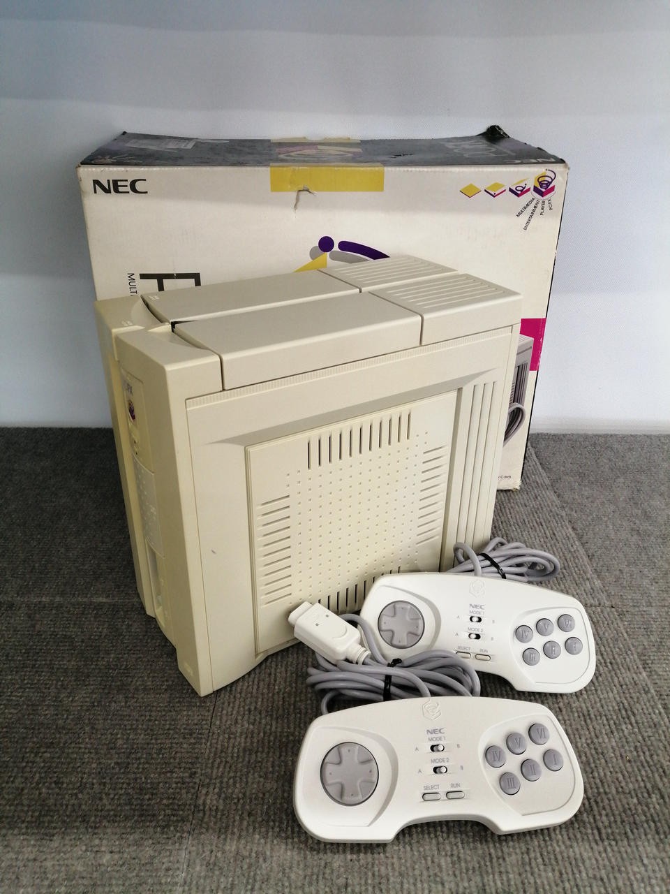 NEC PC-FX Home Video Game Console System with Box Tested