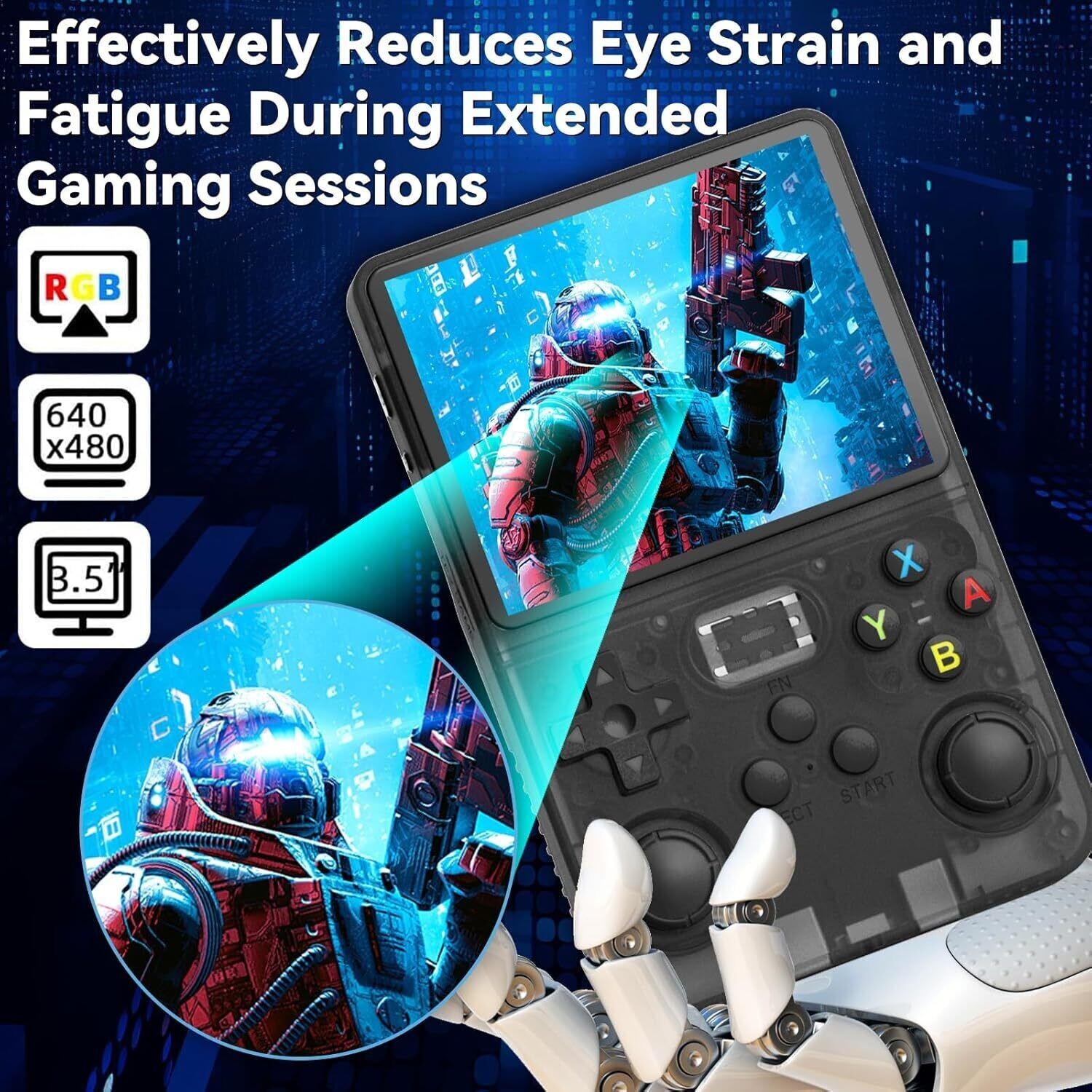 M15 40000+ 4K HDMI TV Video Game Stick Retro Gaming-Console 2 Wireless Controlle