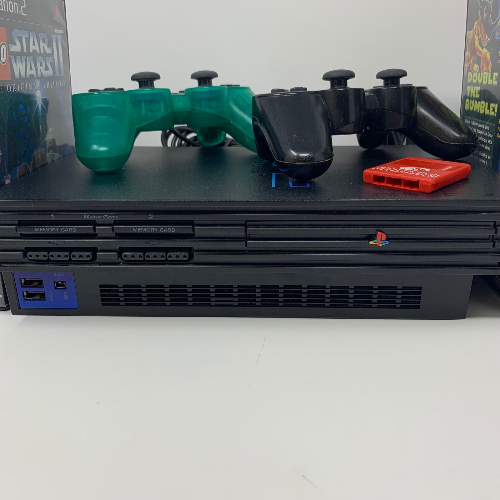 HUGE SONY PS2 Gaming System BUNDLE Games/Console/Controllers/Pad